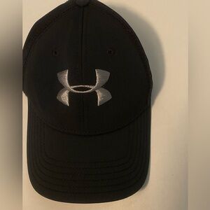 Under Armour Black Cap with Silver Logo